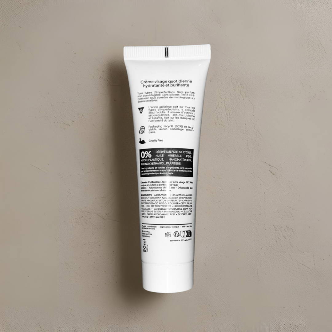 EffaCrème – Crème anti-acné & anti-taches à l’acide azélaïque