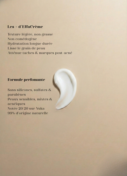 EffaCrème – Crème anti-acné & anti-taches à l’acide azélaïque